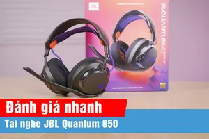 JBL Quantum 650: Tai nghe gaming 45 giờ, hỗ trợ thay pin và linh kiện
