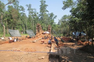 At the excavation site (Photo: VNA)