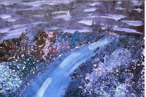 The painting "Violet"