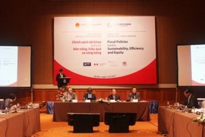 Overview of the launching ceremony of the “Vietnam Public Expenditure Review (PER): Fiscal Policies towards Sustainability, Efficiency, and Equity” (Source: vov.vn)