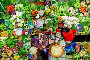 Third-prize-winning picture, Rau qua Viet (Vietnamese vegebtables) by Ho Dang Khoa
