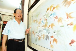 Chinese-Vietnamese painter Truong Han Minh