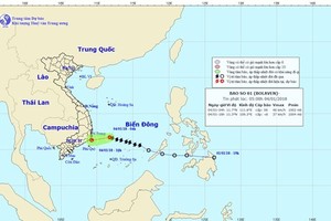 The move of storm Bolaven (Source: nchmf.gov.vn)