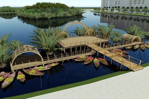 The design for “Spring Wharf” area