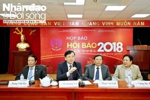 Scene at the press conference (Photo: baonhandao.vn)