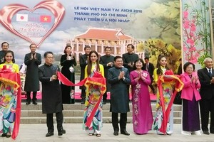 Vietnamese festival opens in Japan’s Aichi Prefecture. (Photo: Sggp)
