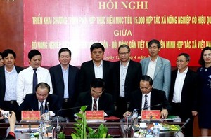 At the signing ceremony  (Photo: Sggp)