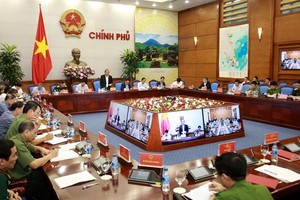 Deputy PM Truong Hoa Binh speaks at an online conference on aviation security on April 24. (Photo: Sggp)