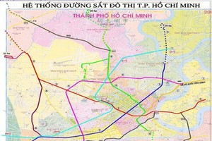 Ho Chi Minh City metro project map (Source: baoxaydung.com.vn)