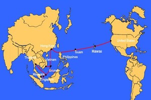 The Asia America Gateway (AAG) undersea cable continues to suffer from a breakdown. (Photo: zing.vn)