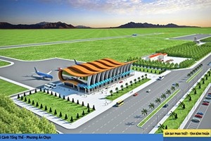 The Phan Thiet Airport is expected to open by 2020 (Photo: baogiaothong.vn)