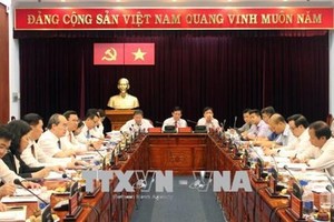 At the working session (Source: VNA)