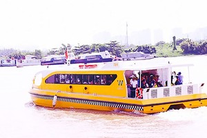 River bus in HCMC 