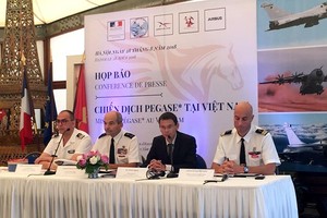 At the press conference
