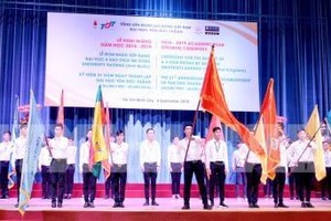 The opening of the new academic year 2018-2019 of Ton Duc Thang University (Photo: VNA)