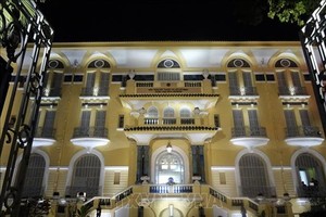The Ho Chi Minh City Museum of Fine Arts is illuminated at night. (Photo: VNA)