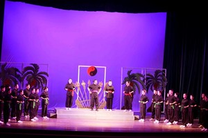 A performance by an art troupe of Binh Dinh province in the festival