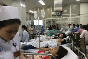 Injured victims being treated at Cho Ray Hospital in HCM City.(Photo: VNA)