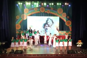 An art performance in the ceremony