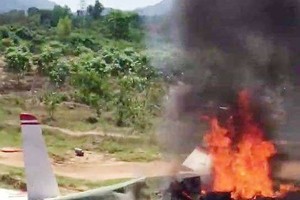 At the scene of the accident