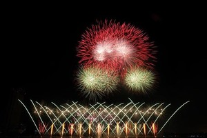 Firework performance by Finnish team