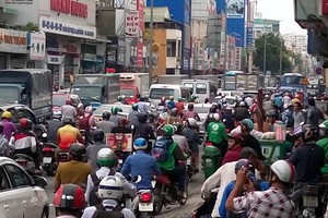 Traffic congestion in Ho Chi Minh City (Photo: VNA)