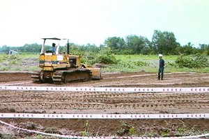 A resettlement area for Saigon Safari project