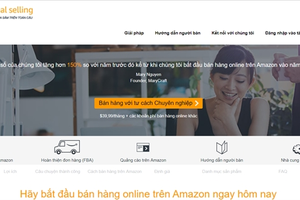E-commerce platforms such as Amazon are effective channels to help Vietnamese SMEs export their goods. (Photo: VNA)