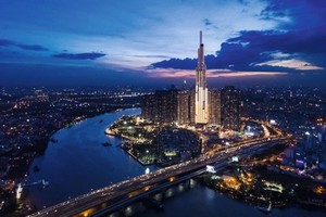 A view of Vingroup's Vincom Centre Landmark 81 in HCM City (Photo: forbesvietnam.com.vn)