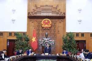 Prime Minister Nguyen Xuan Phuc speaks at the conference (Source: VNA)