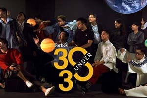 Forbes Vietnam magazine on February 3 announces the “30 Under 30” list in 2020. (Source: Forbes Vietnam)