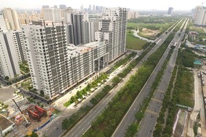 Some apartment buildings in Ho Chi Minh City (Photo: VNA)