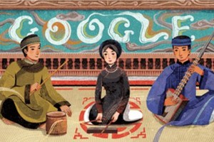 Google Doodle honors Vietnamese ceremonial singing ‘ca tru’