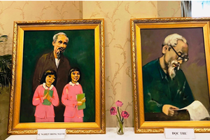 Painting exhibition commemorates President Ho Chi Minh