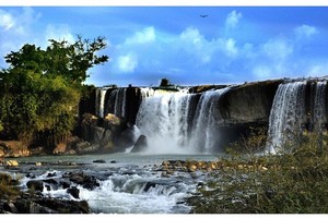 A waterfall in Dak Nong geopark