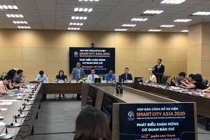 At the press conference (Photo: VNA)