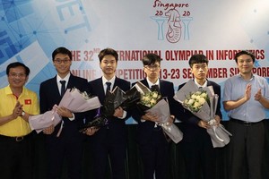 Vietnamese team at the 32nd International Olympiad in Informatics (IOI 2020)