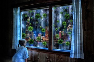 The photo titled “Staying at home amid the coronavirus pandemic” by Le Tue wins the golden medal in the category of “Idea”.