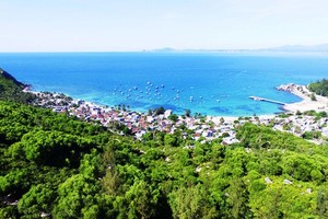 The Cu Lao Xanh (Green Island) fishing village