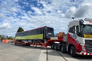 The first train for the Nhon-Hanoi Railway Station route arrived in Hai Phong City last October. 