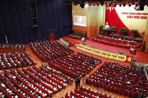 Overview of the opening ceremony of 13th National Party Congress (Photo: VNA)