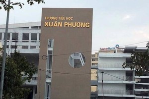 Hanoi temporarily closes Xuan Phuong Primary School. (Photo: SGGP)