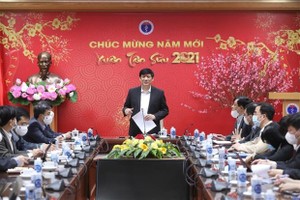 Minister of Health Nguyen Thanh Long speaks at the teleconference on February 5 (Photo: VNA)