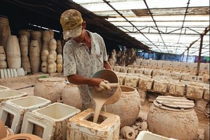 Traditional pottery-making craft in Binh Duong Province