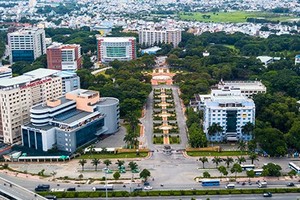 A bird's-eye view of the Quang Trung Software Park (Source:https://www.qtsc.com.vn/)