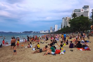 A beach in Nha Trang City (Photo: SGGP)