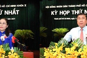 Top leaders of HCMC People's Council, People’s Committee re-elected