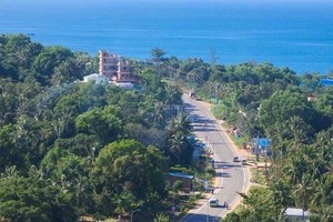 A view of part of Phu Quoc island city in Kien Giang province (Photo: VNA)
