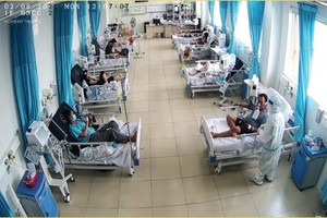 Patients at a Covid-19 Treatment Facility