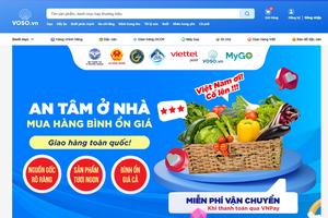 A screenshot of e-commerce platform Voso.